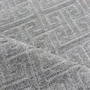 Ver imagem 3 de Tapete 3D Prata 3x4M 300x400cm Alto Relevo Grego Geométrico