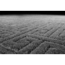 Tapete 3D Prata 3x4M 300x400cm Alto Relevo Grego Geométrico - 4