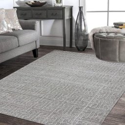 Tapete 3D Prata 3x4M 300x400cm Alto Relevo Grego Geométrico - 2