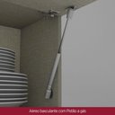 Ver imagem 3 de Cozinha Compacta 5 Peças com Espaço para Cooktop Connect 12 Portas MDF Marrom Móveis Henn