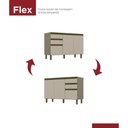 Ver imagem 2 de Cozinha Compacta 5 Peças com Espaço para Cooktop Connect 12 Portas MDF Marrom Móveis Henn