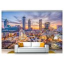 Ver imagem 1 de Papel de Parede Cidade Prédio Roda Gigante 3d 6m² Ncd221