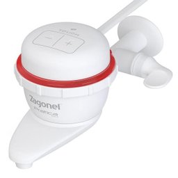 Torneira Pratica Touch Eletronica 5500W 127V Branco - Zagonel - 1 Torneira Pratica Touch Eletronica 5500W 127V Branco - Zagonel - 1