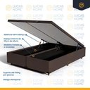 Ver imagem 7 de Cama Box Baú com Colchão de Espuma D70 Pillow In Ultra Dream Anjos Queen 158cm