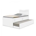 Ver imagem 1 de Bicama Solteiro 2 Gavetas Rubi 