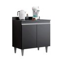 Ver imagem 1 de Balcão para Fogão Cooktop 80cm 2 Portas Preto - Belliv Decor