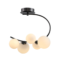 Ver imagem 3 de Plafon de Sobrepor Nero Cromo Negro e Branco (c)49cm (l)33cm (a)53cm 5xg9 50w - Mm001