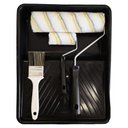 Ver imagem 1 de Kit para Pintura com Bandeja, Rolo e Trincha - 0.925 - Compel Kit Bandeja Gp Poipop 30 e 9 Cm com Ca