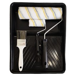Kit para Pintura com Bandeja, Rolo e Trincha - 0.925 - Compel Kit Bandeja Gp Poipop 30 e 9 Cm com Ca - 1