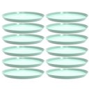 Ver imagem 3 de Kit 12 Bandejas Redondas 34cm Verde Menta Servir Buffet Crippa Bubble Restaurante