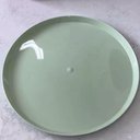 Ver imagem 1 de Kit 12 Bandejas Redondas 34cm Verde Menta Servir Buffet Crippa Bubble Restaurante