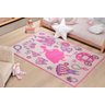 Tapete Quarto Infantil Rosa Princesa Menina 80x50cm Lancer - 1