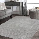 Ver imagem 2 de Tapete 3d Prata 2,00x2,50m Alto Relevo Grego Geométrico