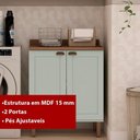 Ver imagem 2 de Balcão de Cozinha Genialflex Iluminata 2 Pt S/ Tampo Hortelã