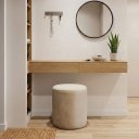 Ver imagem 4 de Puff Redondo Estofado Decorativo Bili Hope Veludo Off