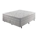 Ver imagem 1 de Cama Box King + Colchão Molas Ensacadas Alabama 193x203x61cm