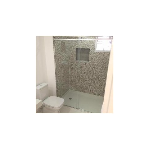 Box Light para Banheiro 1,90x1,30m 8mm Branco Woodglass Light Branco