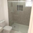 Ver imagem 1 de Box Light para Banheiro 1,90x1,30m 8mm Branco Woodglass Light Branco