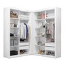 Closet Solteiro Premium 4 Gavetas Branco Amoudi Móveis - 1