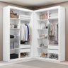 Closet Solteiro Premium 4 Gavetas Branco Amoudi Móveis - 2