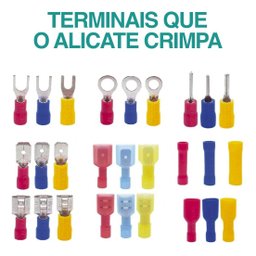 Alicate Crimpar Prensa Terminal Ilhos Tubolar 0,15 até 35mm² - 5
