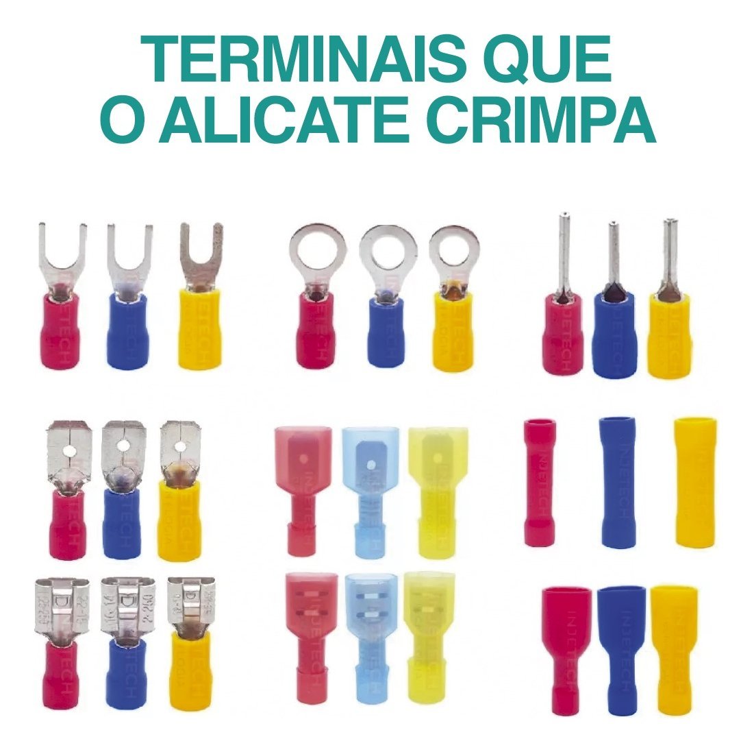 Alicate Crimpar Prensa Terminal Ilhos Tubolar 0,15 Até 35mm² - 5