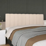 Cabeceira King Estofada 195cm Carla Linho com Frames:bege - 2