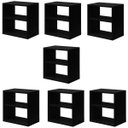 Ver imagem 3 de Kit 7 Nichos Cubo com 1 Prateleira Lema Kit Cubos Baby 