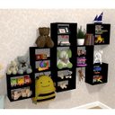 Ver imagem 2 de Kit 7 Nichos Cubo com 1 Prateleira Lema Kit Cubos Baby 