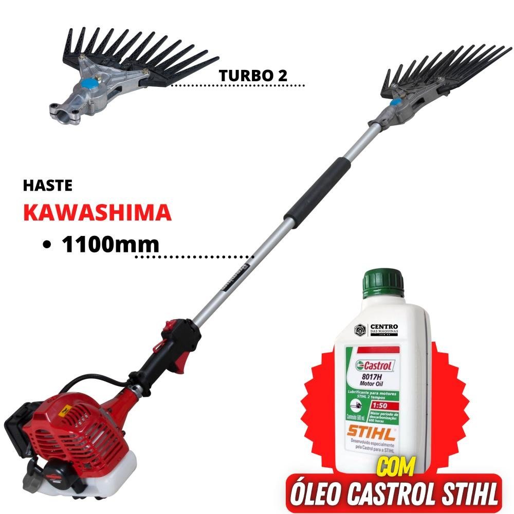 Derriçadeira Profissional de Café Kawashima 25,4cc Haste 110cm Garra Turbo 2 + Óleo Sthil - 6