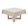 Toalha de Mesa Quadrada Karsten 8 Lugares Celebration Sienna Noz Moscada - 1