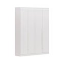 Ver imagem 2 de Guarda-Roupa Casal Andorra 4 Portas 4 Gavetas Branco - Pnr Móveis