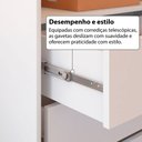 Ver imagem 7 de Guarda-Roupa Casal Andorra 4 Portas 4 Gavetas Branco - Pnr Móveis