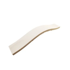 Puxador Hidden - Couro Legítimo Mogno:Creme