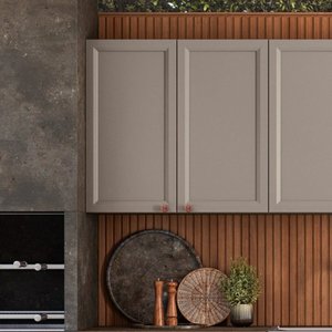 Armário Aéreo para Cozinha 80cm 2 Portas Unna