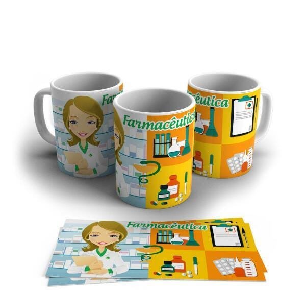 Caneca Personalizada Profissão - Farmacêutico 3115 - 2