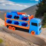 Caminhão Cegonha Transport com 2 Carrinhos Dmt6576 Dm Toys - 3