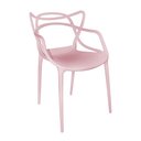 Ver imagem 5 de Kit 8 Cadeiras Allegra Cor Rosa – Polipropileno Reforçado Resistente e Empilhável
