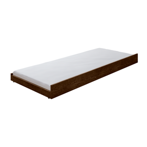 Cama Auxiliar Estrado Reforçada com Rodinhas Cama Solteiro:malbec
