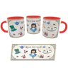Kit 2 Canecas Casal Maluco Wonderland Namorados Geek - 5