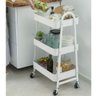 Carrinho Organizador 3 Andares Multiuso Porta Volumes Rack Prateleira Rodas Rodinhas Casa - 5