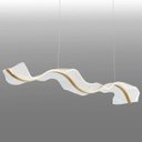 Ver imagem 7 de Pendente Moderno Led Integrado 100cm 31w Dourado Bivolt 3em1