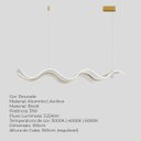 Ver imagem 6 de Pendente Moderno Led Integrado 100cm 31w Dourado Bivolt 3em1