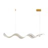 Pendente Moderno Led Integrado 100cm 31w Dourado Bivolt 3em1 - 1
