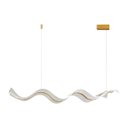 Ver imagem 1 de Pendente Moderno Led Integrado 100cm 31w Dourado Bivolt 3em1