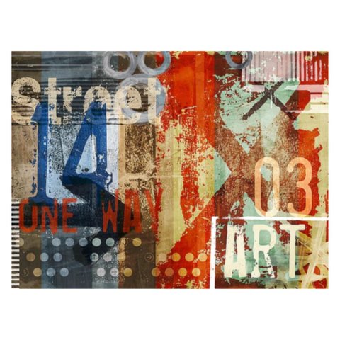 Art Type Iv Canaleta 80x59cm Preta
