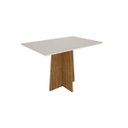 Ver imagem 4 de Conjunto Sala de Jantar Ana com 4 Cadeiras Ana Ype Offwhite Linho Marrom Claro