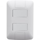 Ver imagem 1 de Kit 12 Conjunto 4x2 2 Interruptores Tramontina Aria 6a 250v
