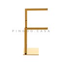 Ver imagem 2 de Porta Papel Higiênico De Piso Duplo Cipó Pingoo.casa - Dourado