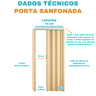 Porta Sanfonada Pvc 0,72x 210 Multilit Bege - 3
